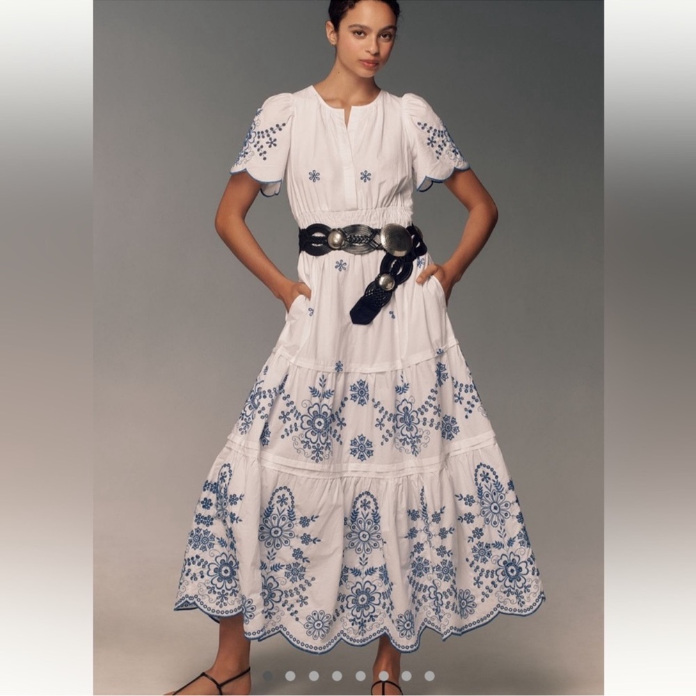 Anthropologie The Somerset Dress, Eyelet Edition